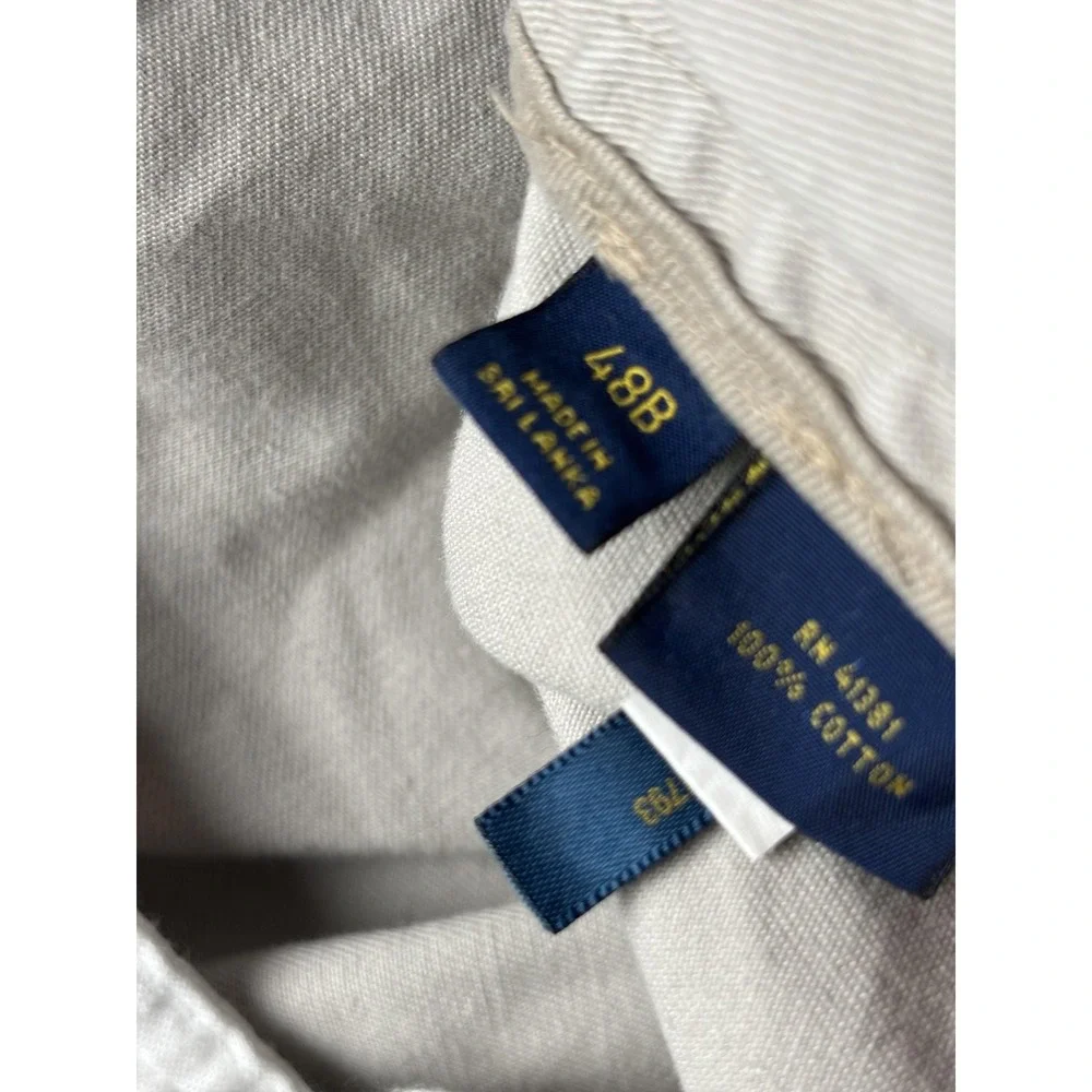 Polo Ralph Lauren Cargo Shorts Mens 48 Beige Classic Chino Casual Big & Tall